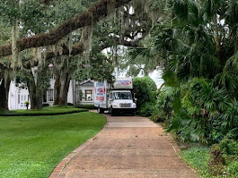 Movers 4 Local movers wrapping furniture for a Jacksonville, FL move